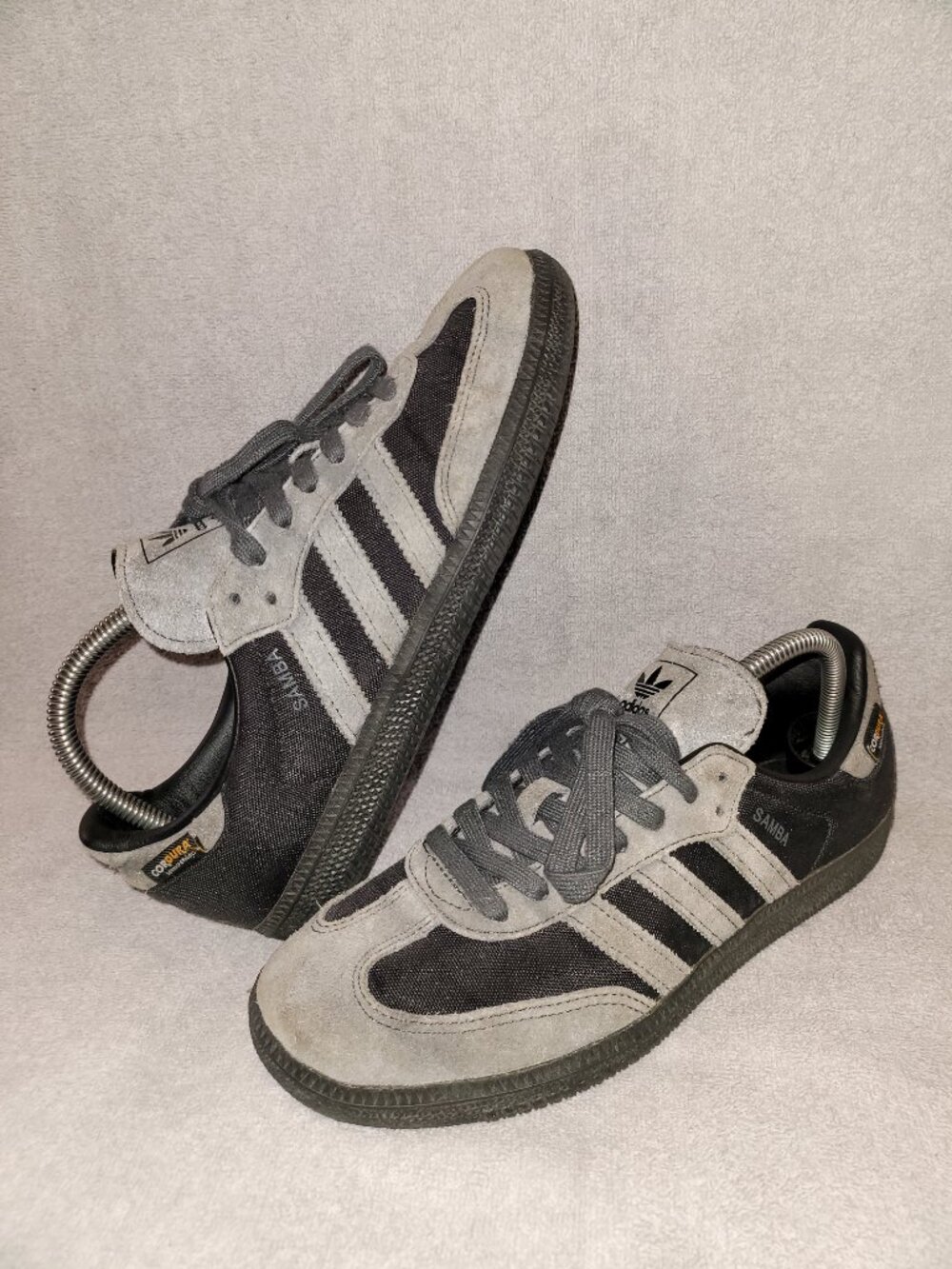Adidas Men's Size 7.5 Samba OG Cordura Pack - Black Grey Sneakers JI3214 (#2327) - Picture 7 of 15